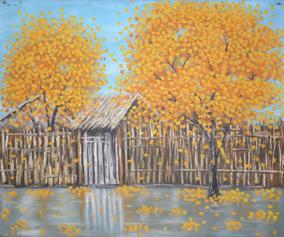Tranh Sơn Dầu Thu Về